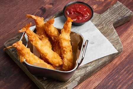 Креветки темпура 