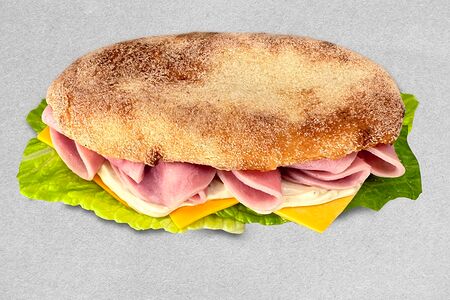 Панини ветчина и сыр