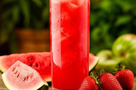 Фирменный лимонад Арбуз-клубника