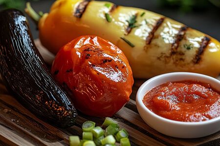 Овощи на мангале 