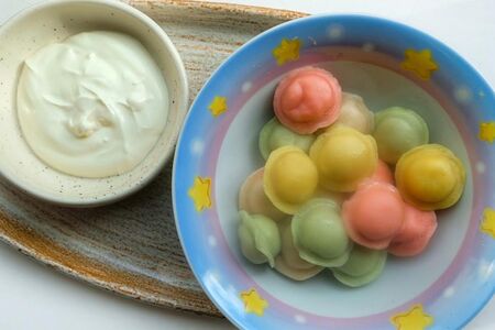 Детские пельмешки со сметаной