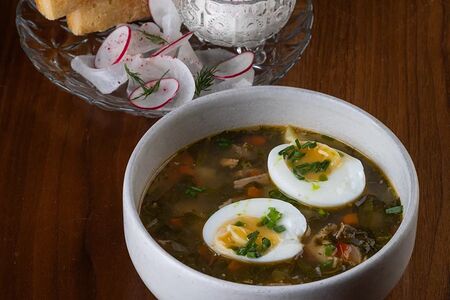 Зеленый борщ