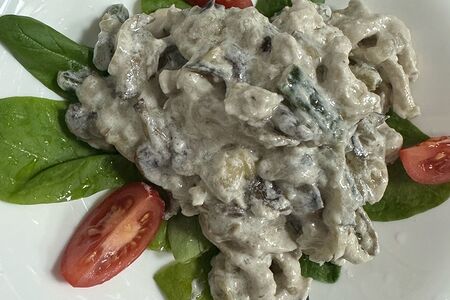 Теплый суп с курочкой