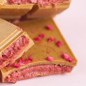 Шоколад с малиной