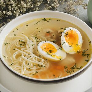 Домашний куриный суп