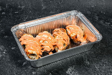 Мидии запечённые острые