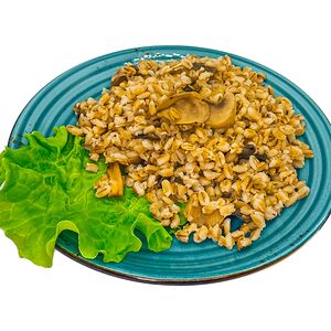 Перлотто с грибами постное