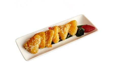 Жареный ананас в карамели (180 гр)