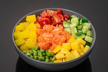 Поке с лососем