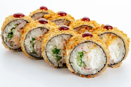 Хот с тартаром из снежного краба