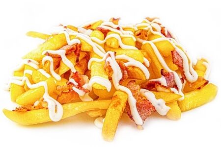 Картофель фри с беконом