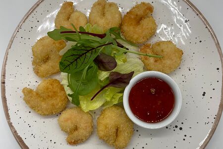 Тигровые креветки в темпуре 