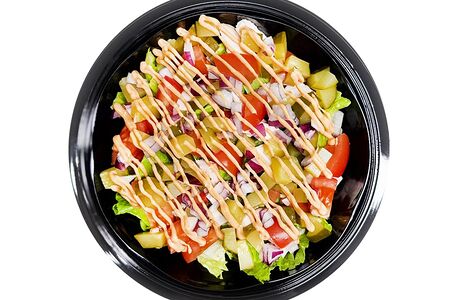 Салат Чизбургер с курицей