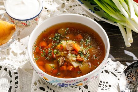 Суп из белых грибов 