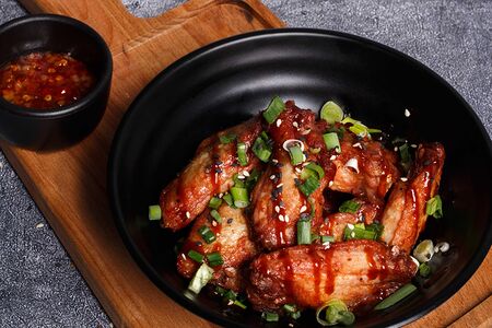 Крылья в соусе сладкий чили