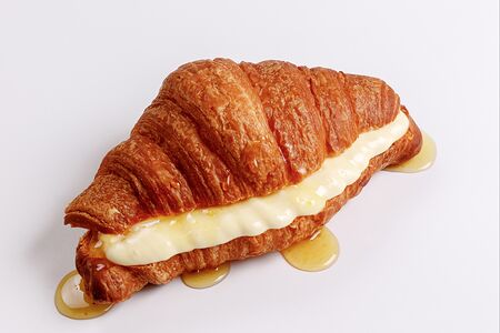 Лимонный круассан