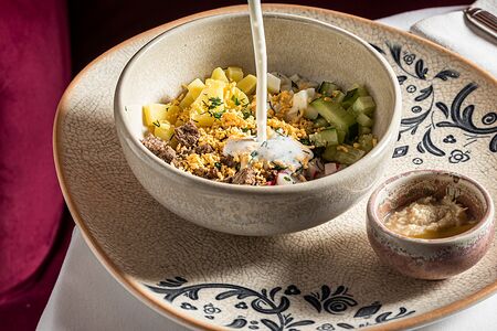 Окрошка на мацони