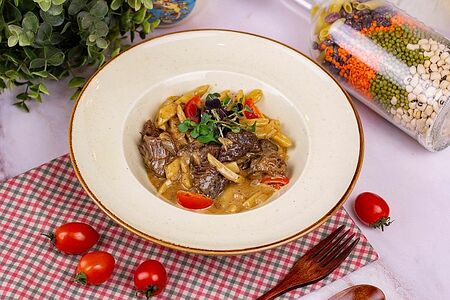 Ньокки с томленными щечками