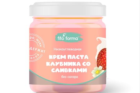 Низкоуглеводная крем-паста Клубника со сливками