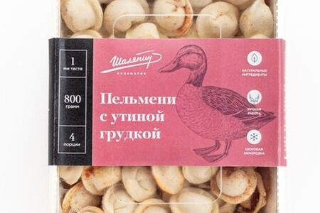 Пельмени с утиной грудкой