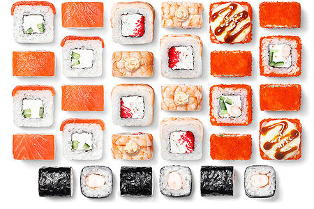 Лосось и креветка