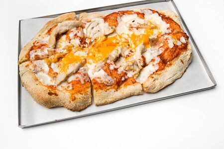 С курицей и сыром чеддер 