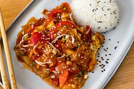 Курица в кисло-сладком