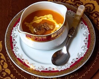 Пикантный тыквенный крем-суп