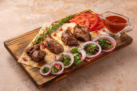 Шашлык из бараньей мякоти