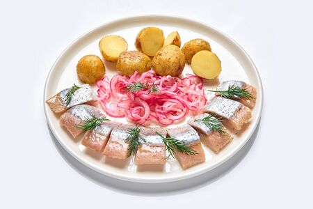 Филе сельди с картофелем