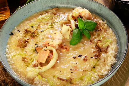 Ризотто с морепродуктами