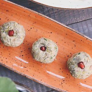 Зеленая фасоль с грецким орехом