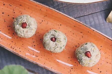 Зеленая фасоль с грецким орехом