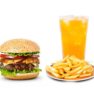 Mushroom бургер комбо