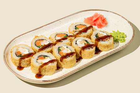 Ролл Аляска жареный New