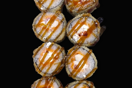 Жареный ролл чеддер с курицей