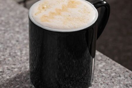 Латте банан-соленая карамель