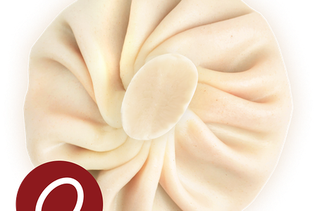 Хинкали с вишней и творогом