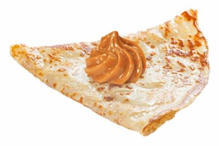 Блин с вареной сгущенкой