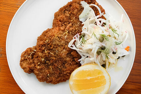 Миланезе из телятины с ремуладом