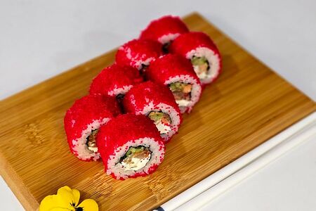 Калифорния с лососем терияки