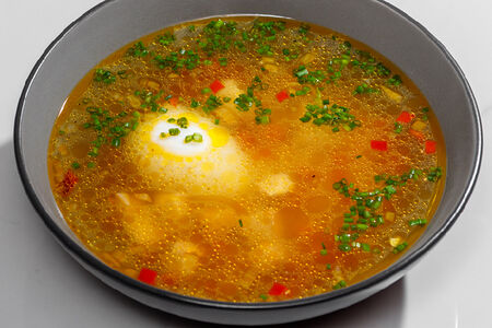 Куриный суп с птитимом