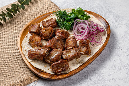 Шашлык из бараньих семечек