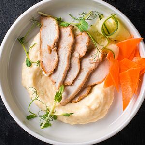 Филе цыплёнка с картофельным пюре
