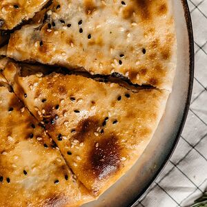 Пирог с грибами