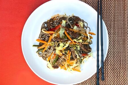 Соба с говядиной