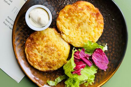 Драники с беконом 