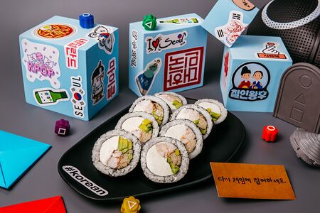 Кимпаб с креветкой