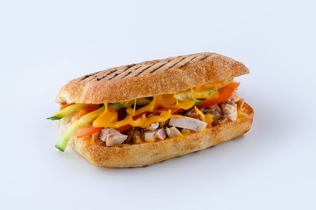 Чиабатта с сырным соусом