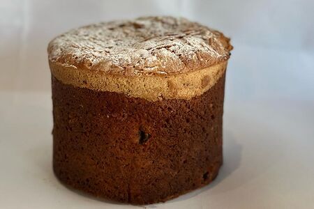 Творожный кекс с цукатами и изюмом